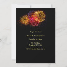 Firework Invitation