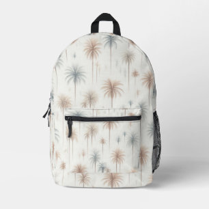 Firework Palms Printed Backpack