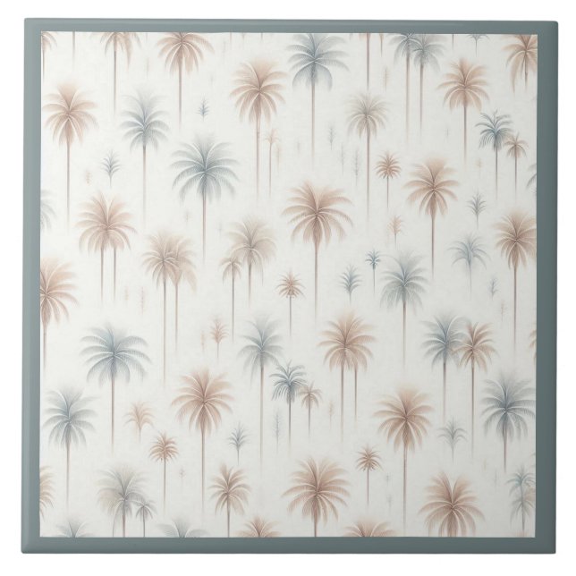 Firework Palms Tile (Front)