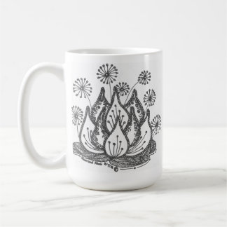 Firework Pond Lily Coffee Mug