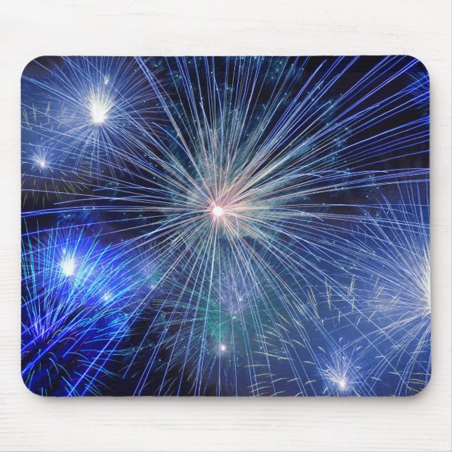 Firework Rockets Mouse Mat (Front)