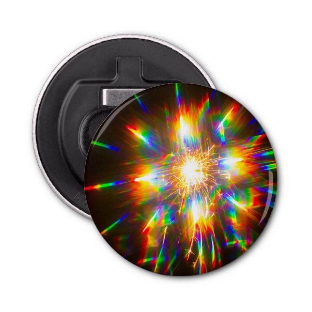 Firework Through 3D Glasses 1  Bottle Opener (Front)