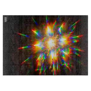 Firework Through 3D Glasses 1 Cutting Board