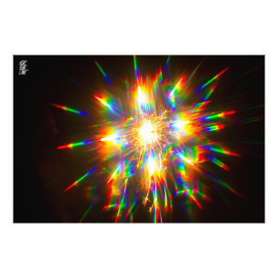 Firework Through 3D Glasses 1 Photo Print