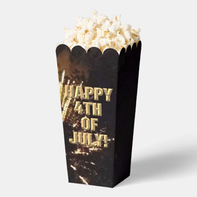 Fireworks 10 4th of July popcorn boxes (Popped)