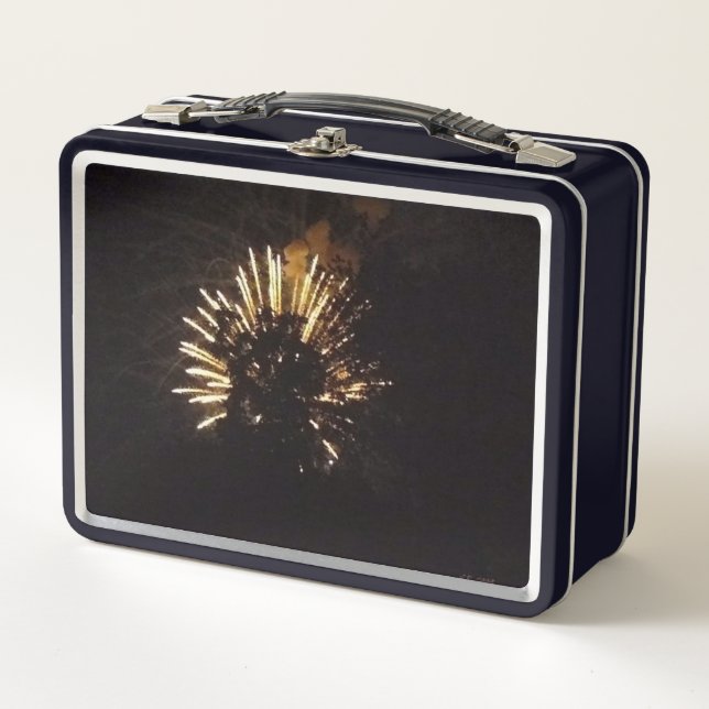Fireworks 10 black lunchbox (Front)