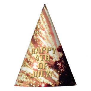 Fireworks 11 4th of July party hat