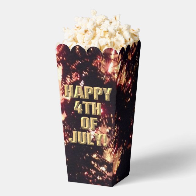 Fireworks 11 4th of July popcorn boxes (Popped)