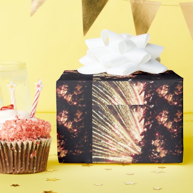 Fireworks 11 matte wrapping paper (Birthday Party)