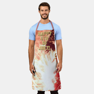 Fireworks 12 4th of July chef apron