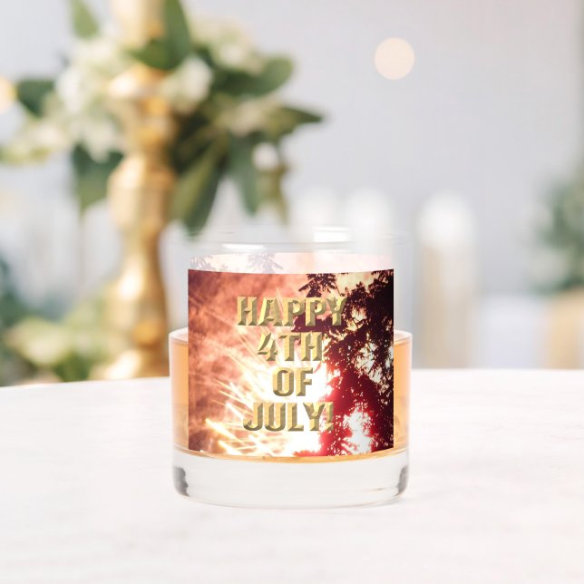 Fireworks 12 4th of July rocks glass (Insitu (Wedding))