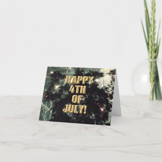 Fireworks 13 4th of July card (Front)