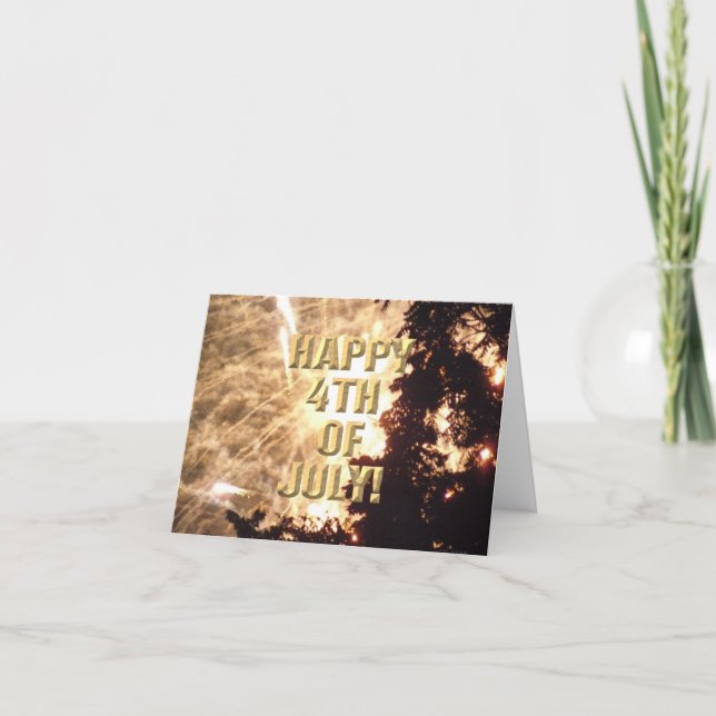 Fireworks 15 4th of July card (Front)