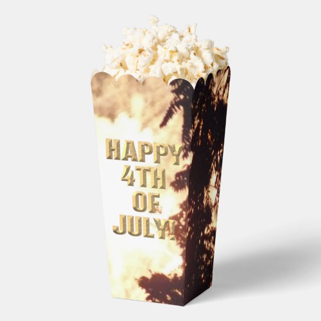 Fireworks 15 4th of July popcorn boxes (Popped)