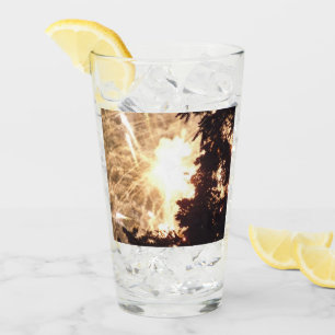 Fireworks 15 Collins glass tumbler