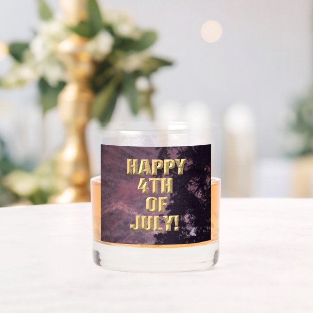 Fireworks 16 4th of July rocks glass (Insitu (Wedding))