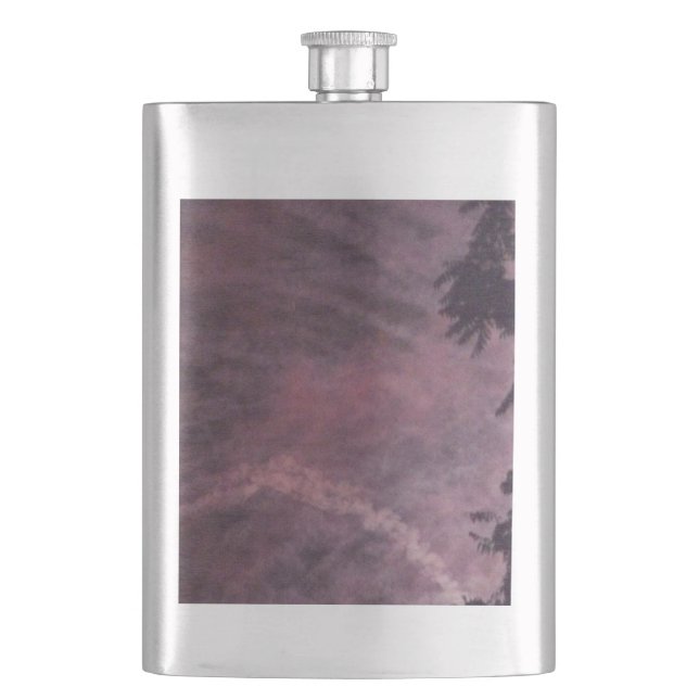 Fireworks 16 stainless steel flask (Front)