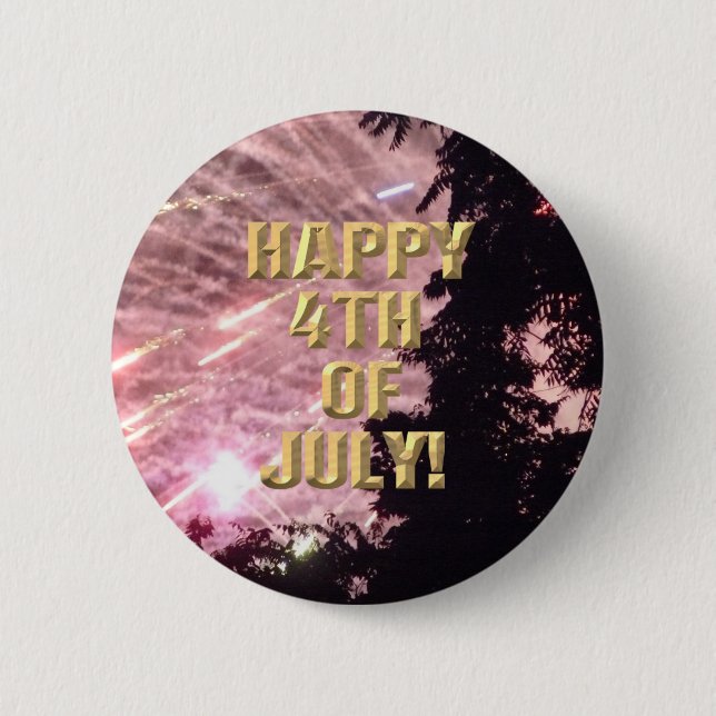 Fireworks 17 4th of July button (Front)