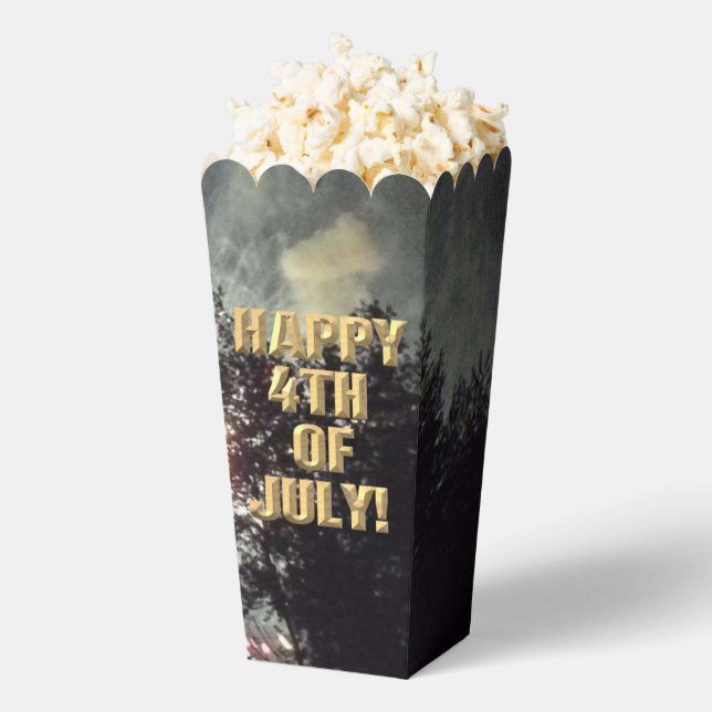 Fireworks 17 4th of July popcorn boxes (Popped)