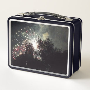 Fireworks 18 black lunchbox