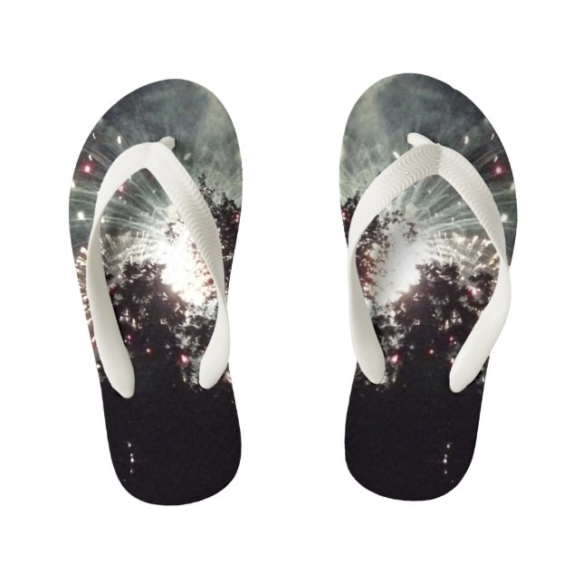 Fireworks 18 toddler flip flops (Footbed)