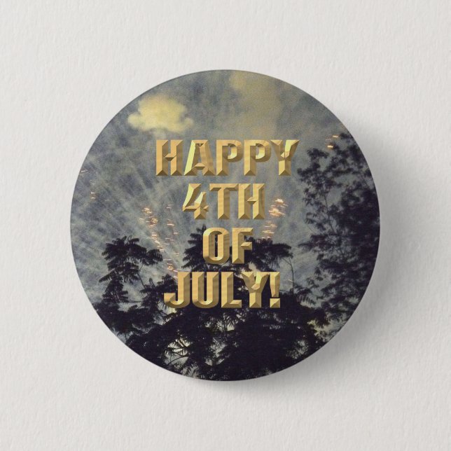 Fireworks 19 4th of July button (Front)