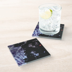 Fireworks 1 glass coaster