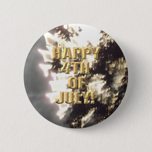 Fireworks 2 4th of July button (Front)