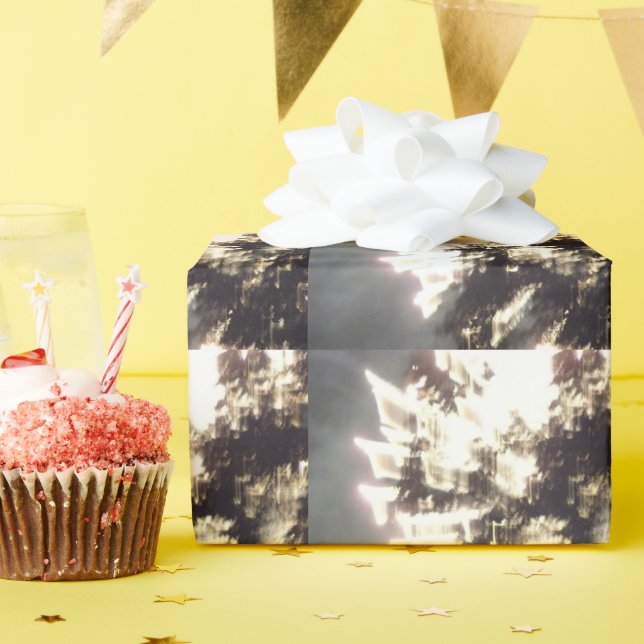 Fireworks 2 matte wrapping paper (Birthday Party)