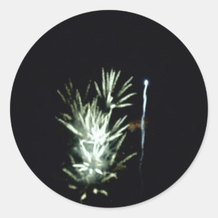 Fireworks! 4th of July Display design Classic Round Sticker