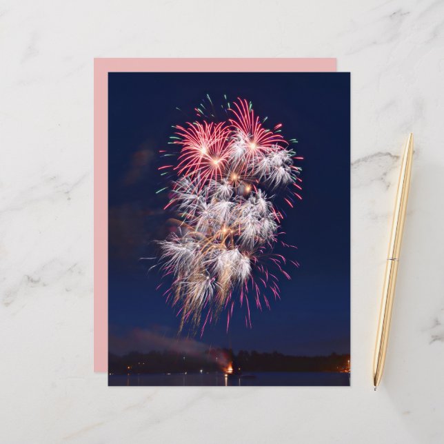 Fireworks 4th Of July Independence Day (Front/Back In Situ)