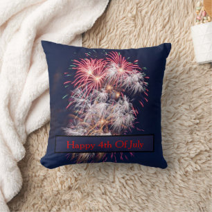 Fireworks 4th Of July Independence Day Cushion