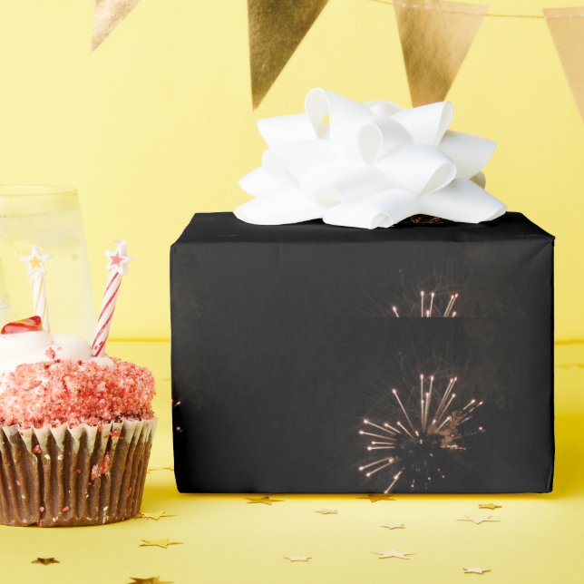 Fireworks 5 glossy wrapping paper (Birthday Party)