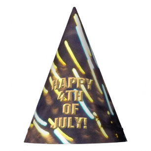 Fireworks 6 4th of July party hat