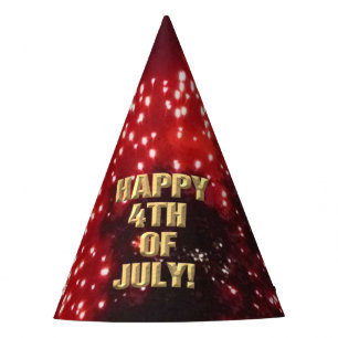 Fireworks 7 4th of July party hat