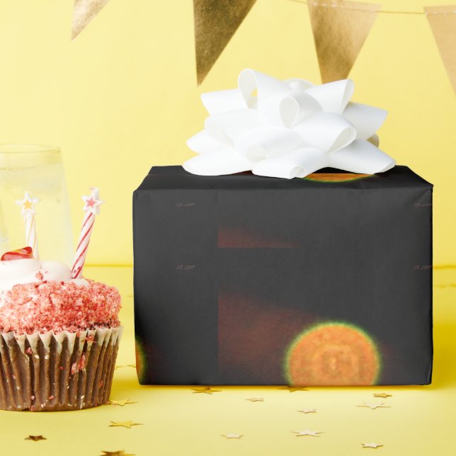 Fireworks 9 glossy wrapping paper (Birthday Party)