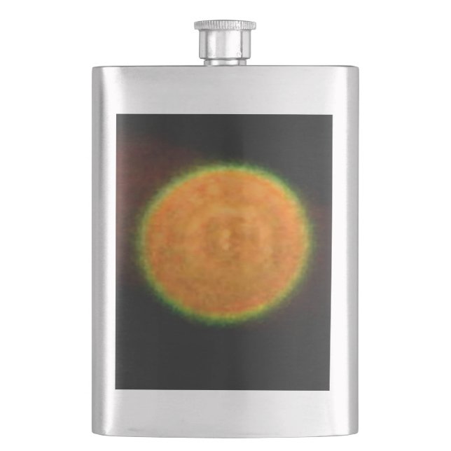 Fireworks 9 stainless steel flask (Front)