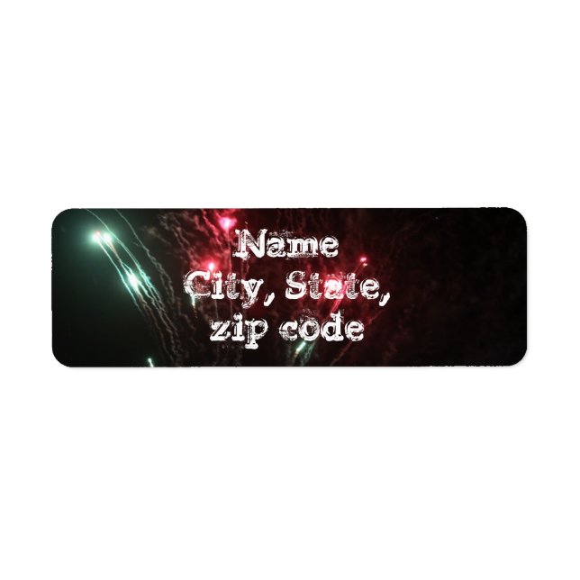 Fireworks Address Labels (Front)