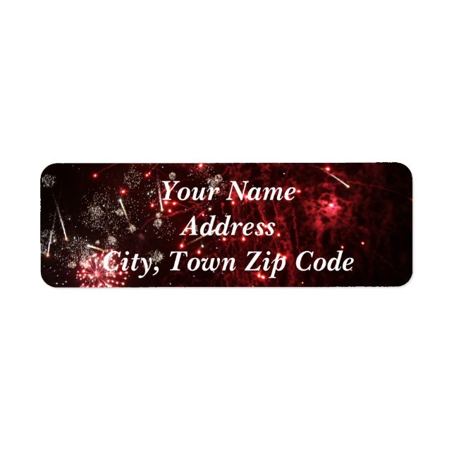 Fireworks Address Labels (Front)