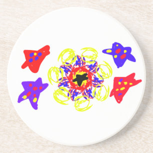 Fireworks and stars coaster