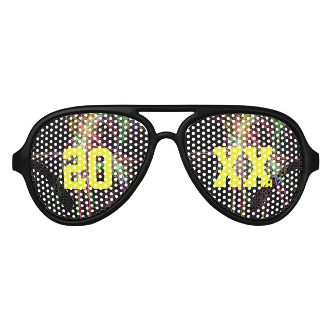 Fireworks And Year New Year Sunglasses (Front)