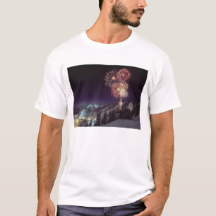 Fireworks at Big Mountain Resort in Whitefish, T-Shirt