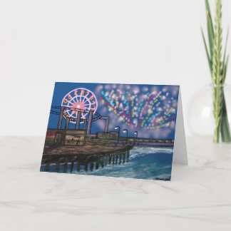 Fireworks at the boardwalk Cards