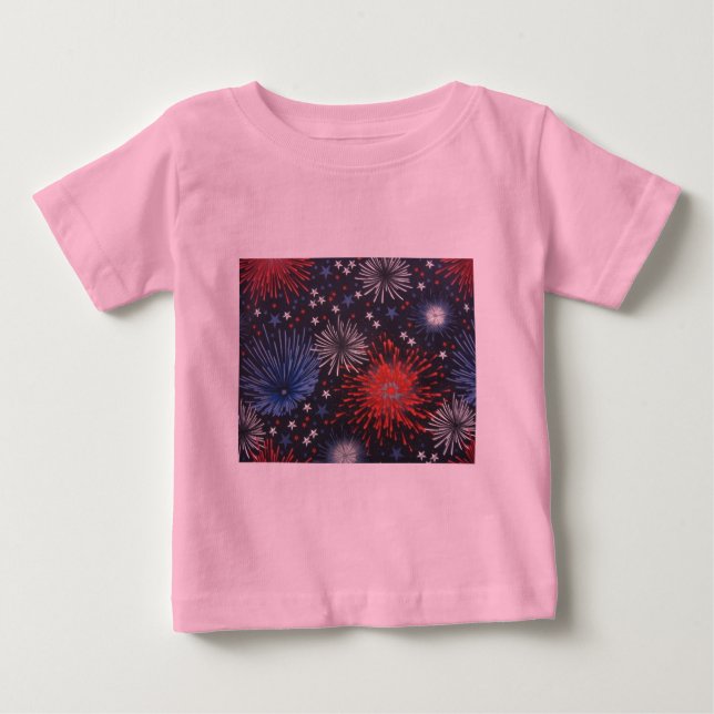 Fireworks Baby T-Shirt (Front)