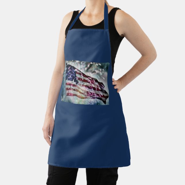 Fireworks Backdrop  Apron (Insitu)