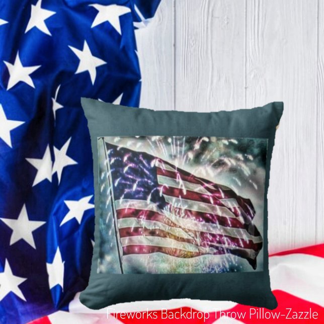 Fireworks Backdrop Cushion (Creator Uploaded)