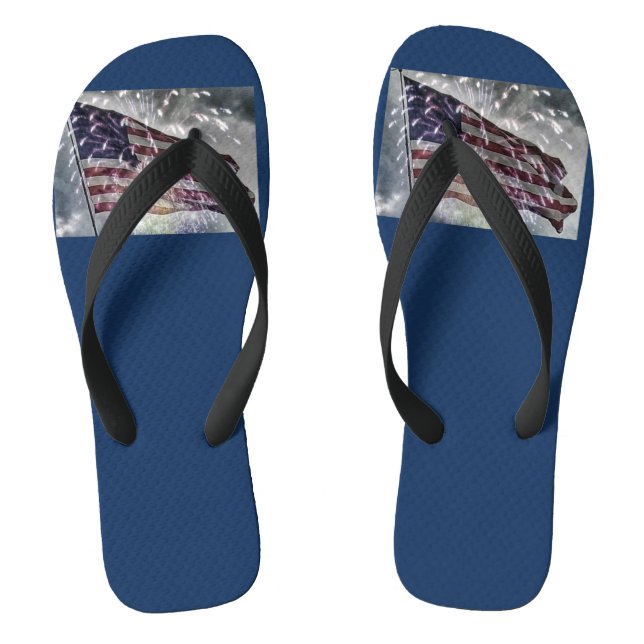 Fireworks Backdrop   Flip Flops (Footbed)