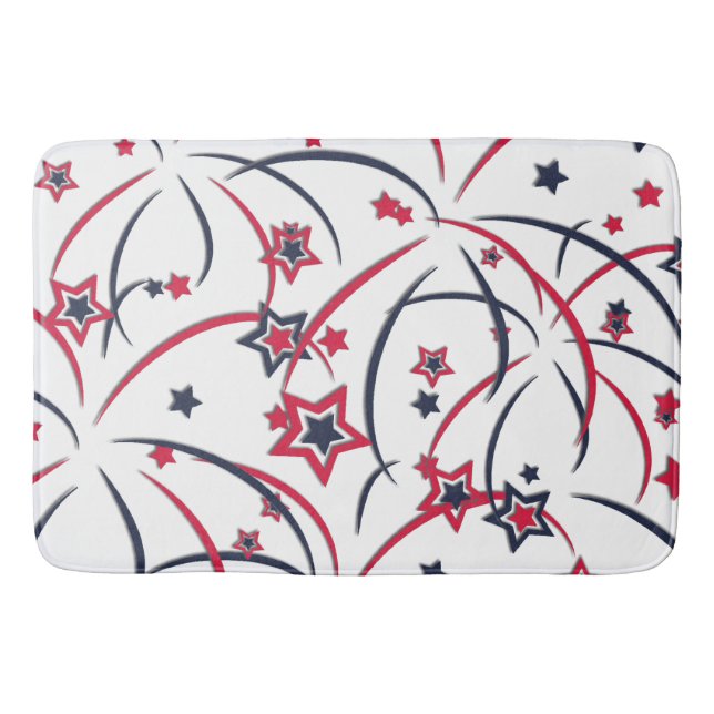 Fireworks  bath mat (Front)
