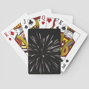 Fireworks Bicycle Playing Cards
