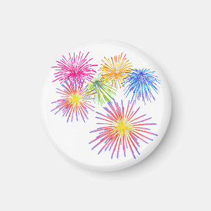 Fireworks Big Party Celebration Firecrackers  Magnet